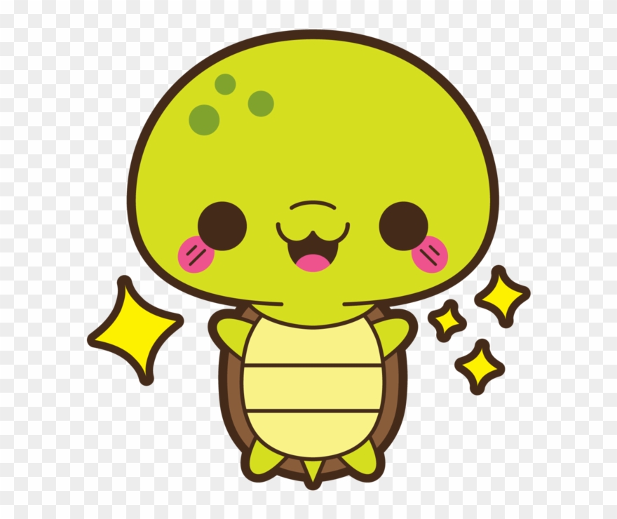 Super Happy Turtle Clipart