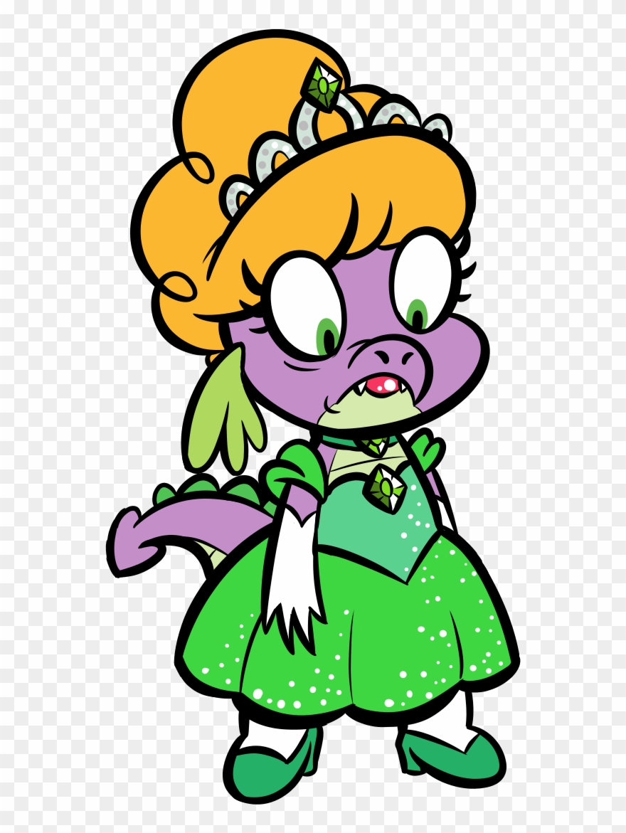 Rusheloc, Clothes, Crossdressing, Dragon, Dress, Green, Clipart