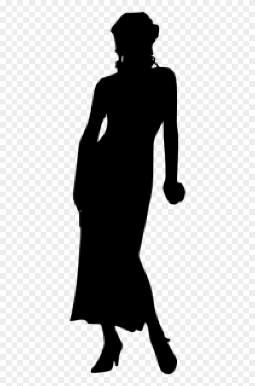 Download Woman Silhouette Clipart (#2982786) - PinClipart