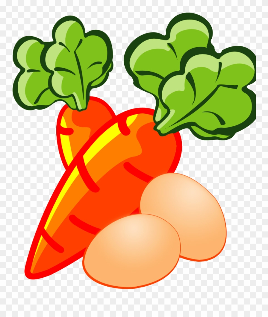 Chicken Egg Food Illustration Carrots And Eggs Ⓒ Clipart