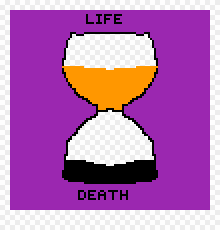 Life Is Like An Hourglass Clipart