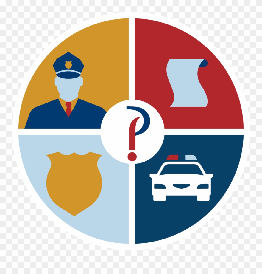 The Silhouettes Of A Cop, Diploma, Badge, And Police Clipart