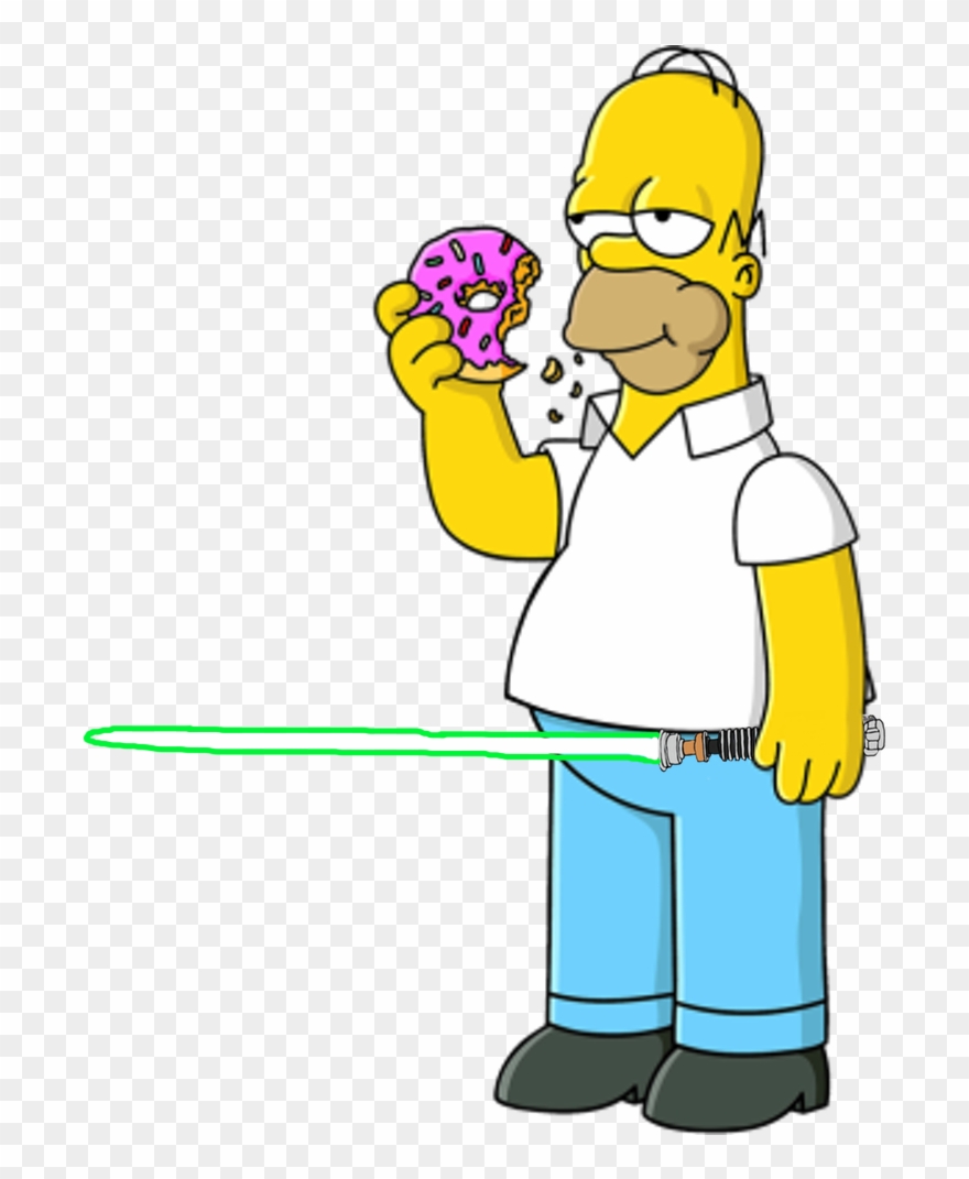 Luke Skywalker Clipart The Simpsons - Png Download