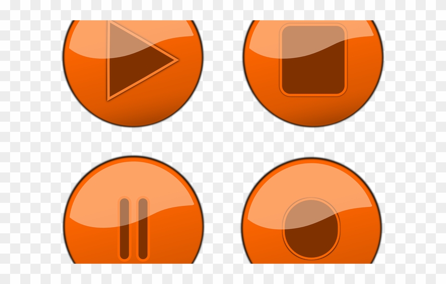 Pause Button Clipart Stop - Png Download