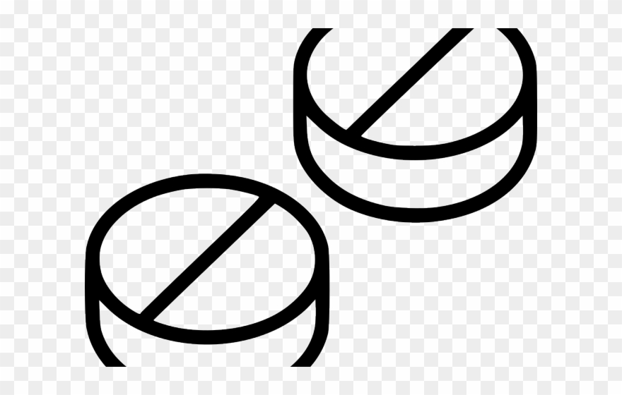 Pills Clipart Round Pill - Png Download