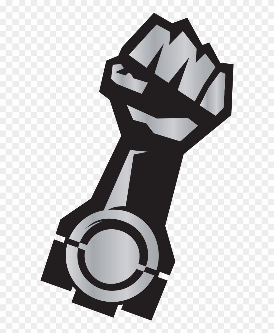 Mylar Fist Sticker Clipart