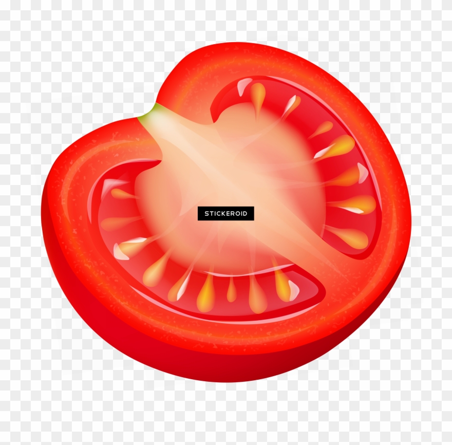 Tomato Clip Art Cartoon - Png Download