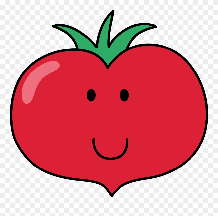 Heart Shaped Version Tomatocolor Clipart