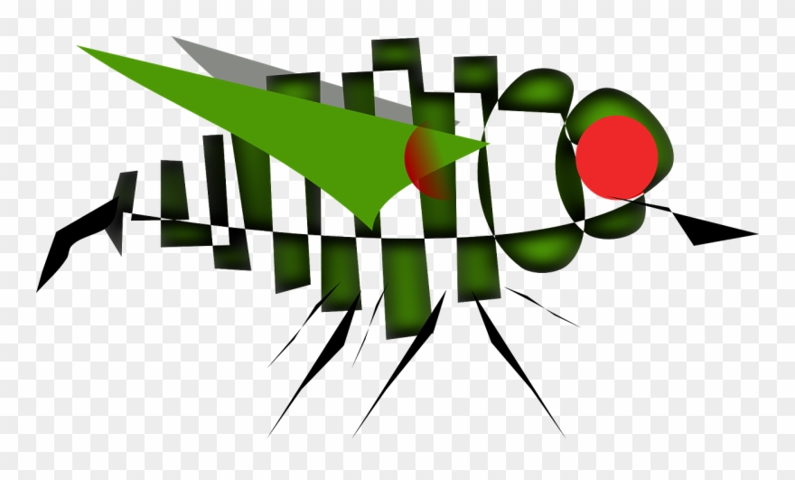 Animals,fly,mosquito,tse Tse,green,red,free Vector Clipart