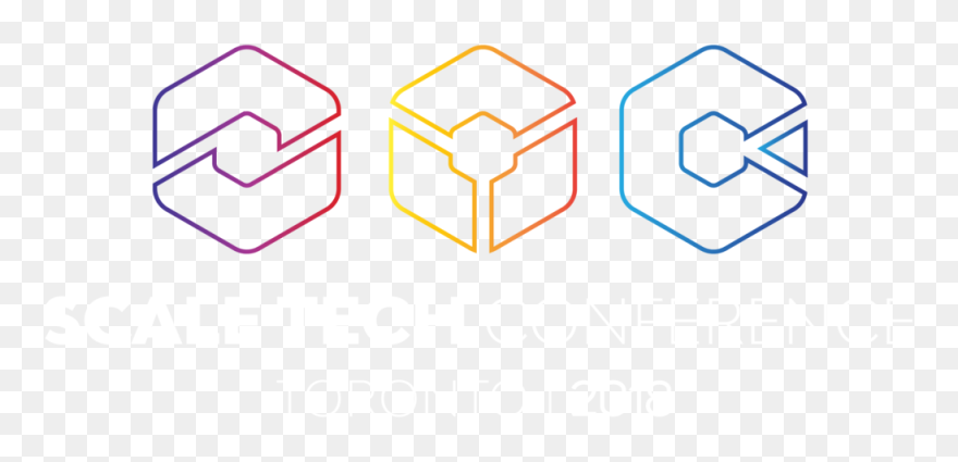 0011 Scale Tech Conference Logo Reverse Clipart