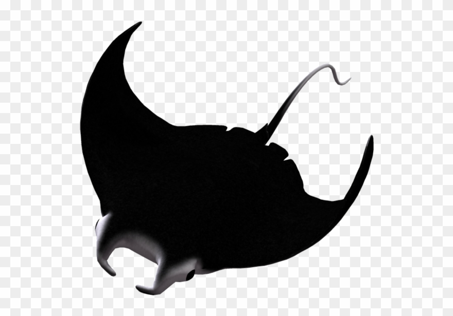 Manta Ray Silhouette At Getdrawings Clipart