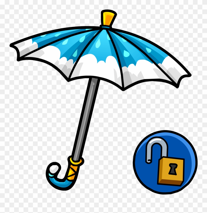 Cloudy Umbrella Clipart
