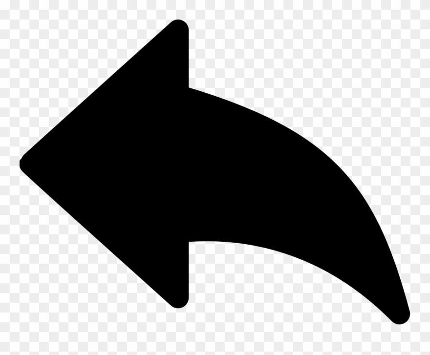 Left Curve Arrow Back Clipart