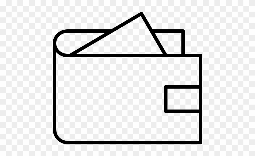 Wallet Rubber Stamp Clipart