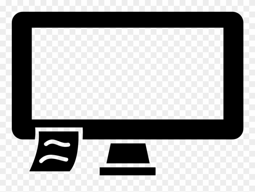 Tv And Post It Comments Clipart