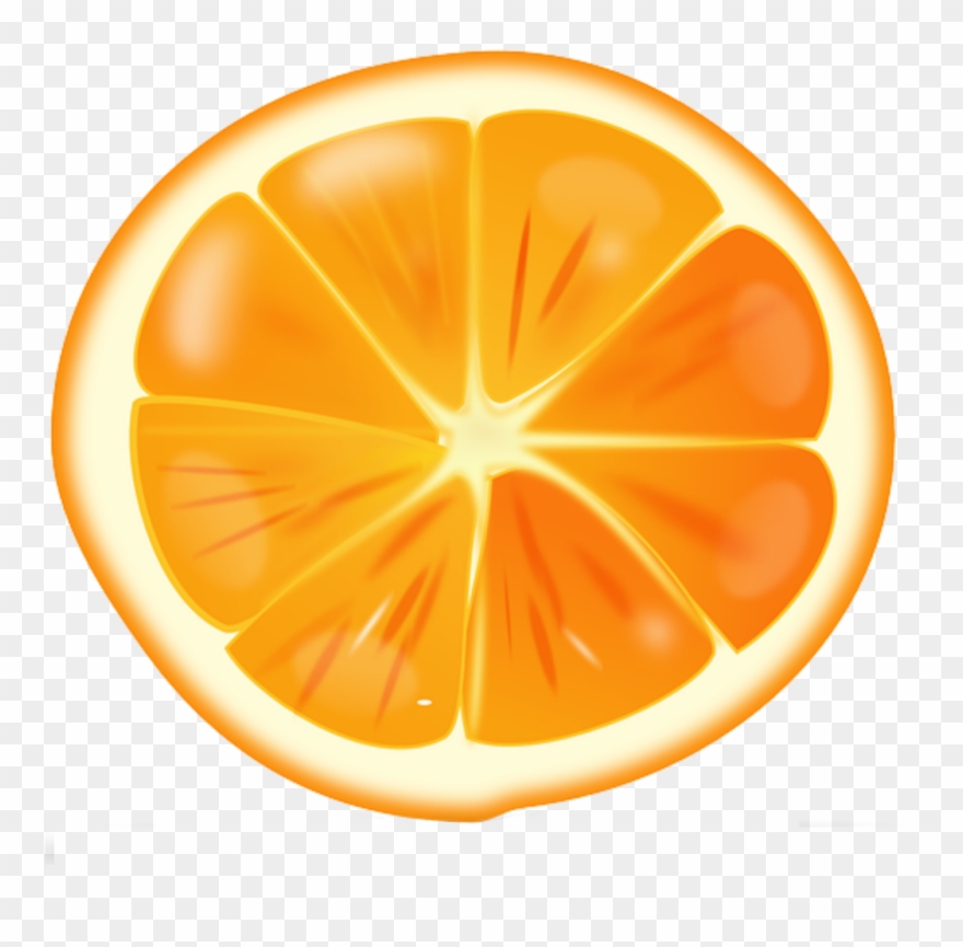 Orange Sticker Clipart