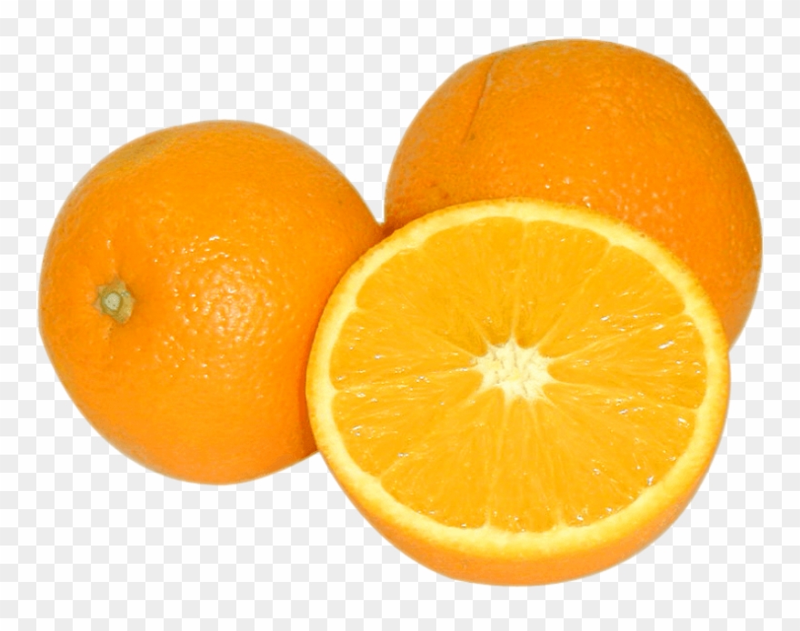 Free Png Orange And Half Of Orange Png Clipart