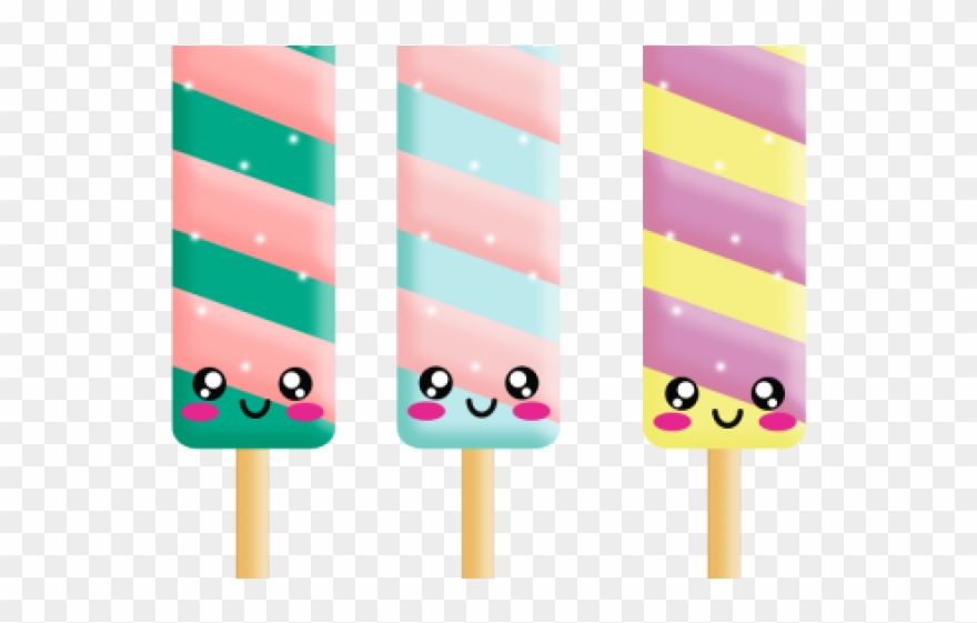 Popsicle Clipart Kawaii - Png Download