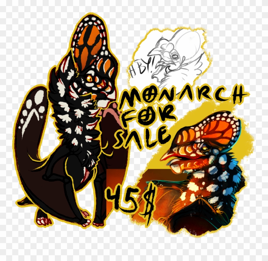 [a] Monarch - Open Clipart
