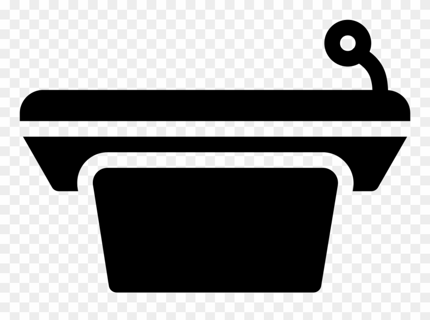 Podium Filled Icon Clipart