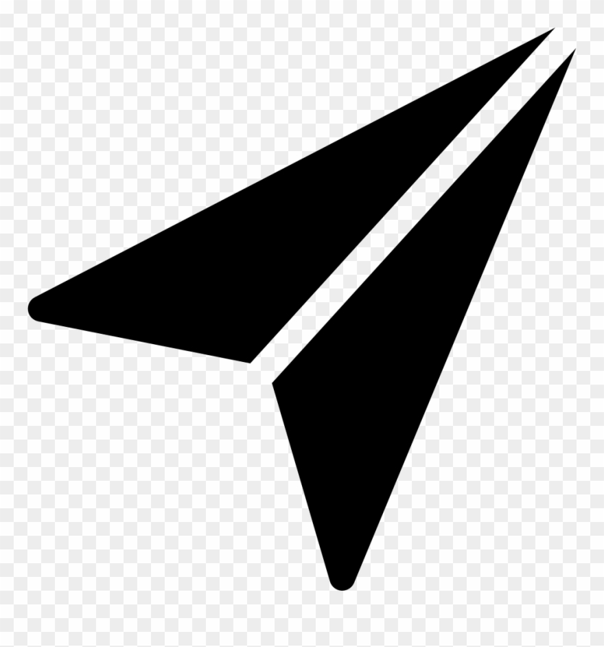 Small Paper Airplane Comments Clipart