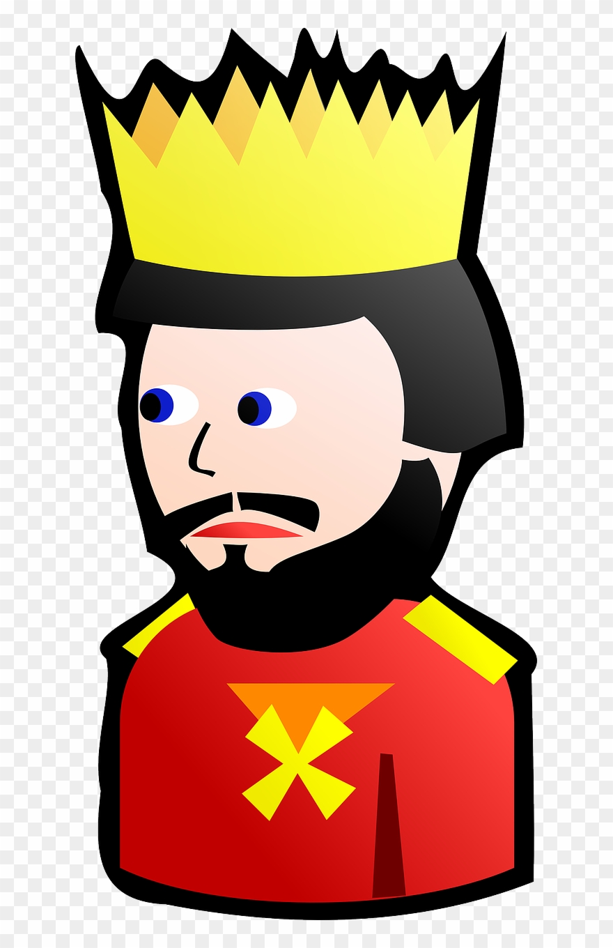 King Card Medieval Clipart