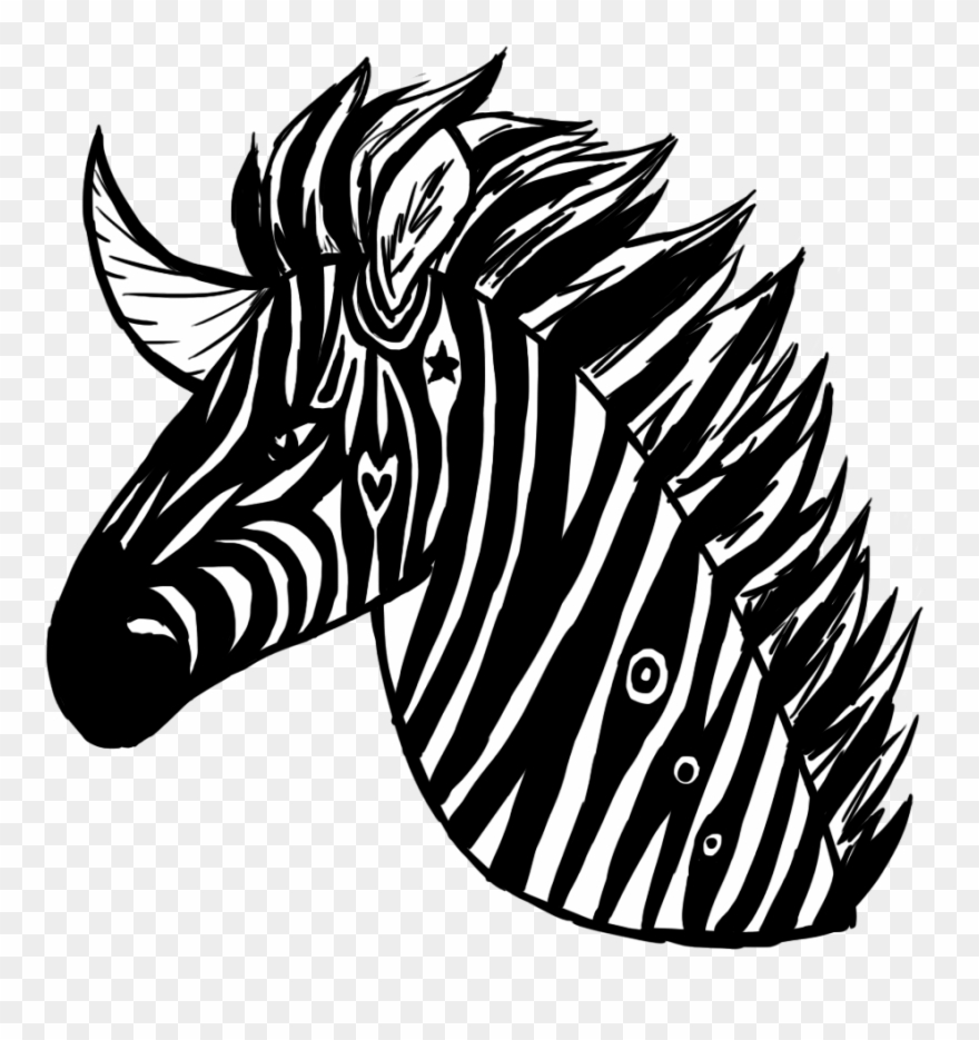 Zebra Unicorn Clipart
