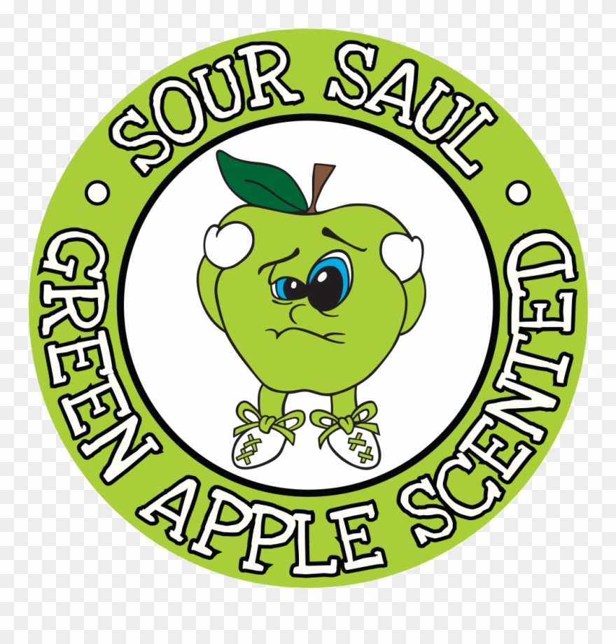 Green Apple Whiffer Stickers Scratch & Sniff Stickers Clipart