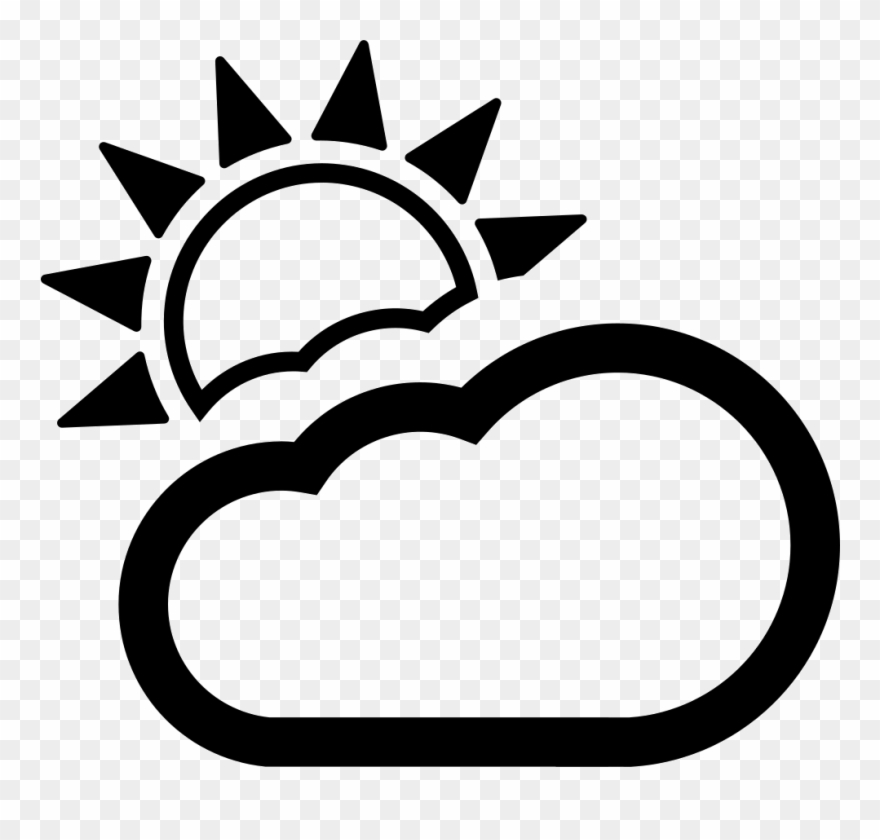 Partly Cloudy Comments Clipart