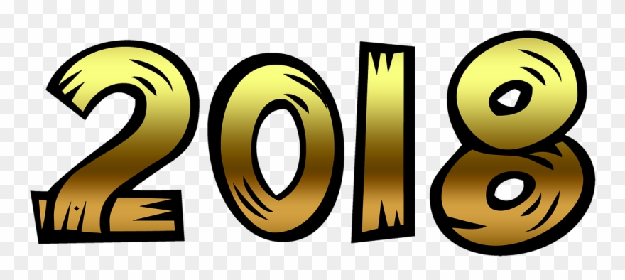 Year,new Year 2018,year Clipart