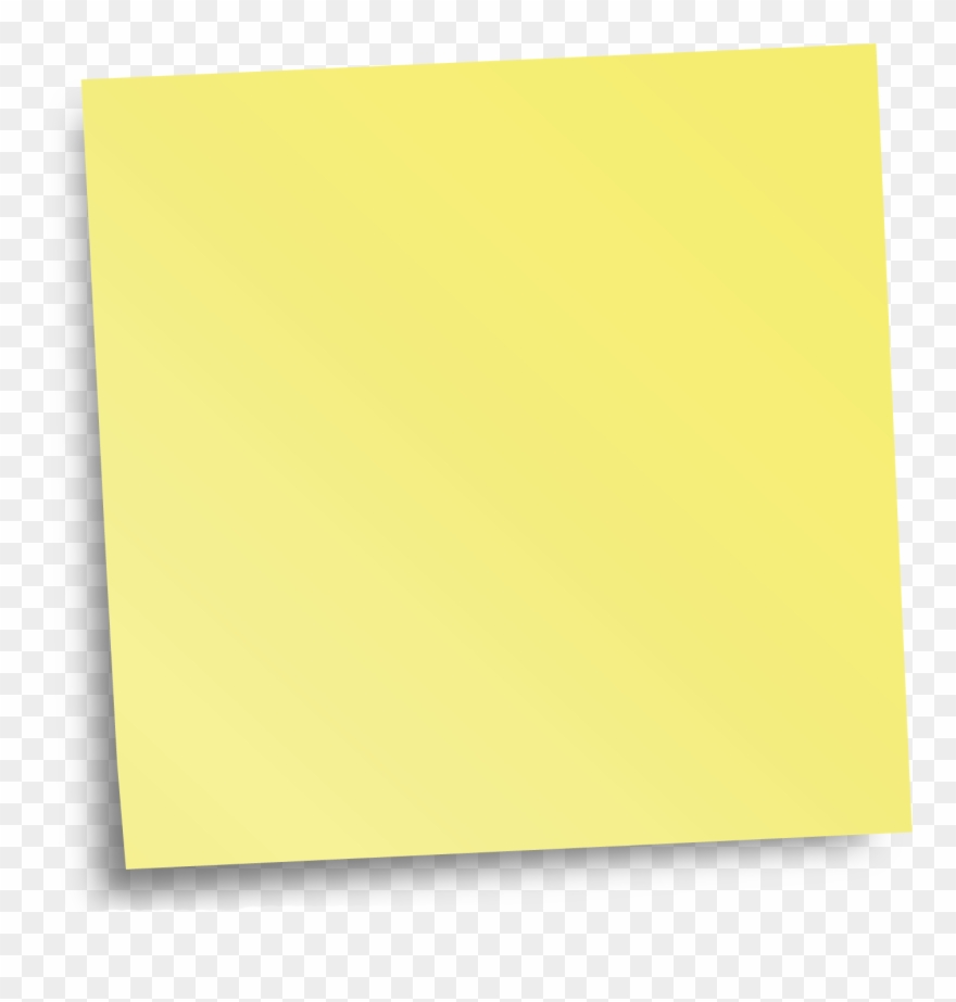 Yellow Sticky Notes Png Image Clipart