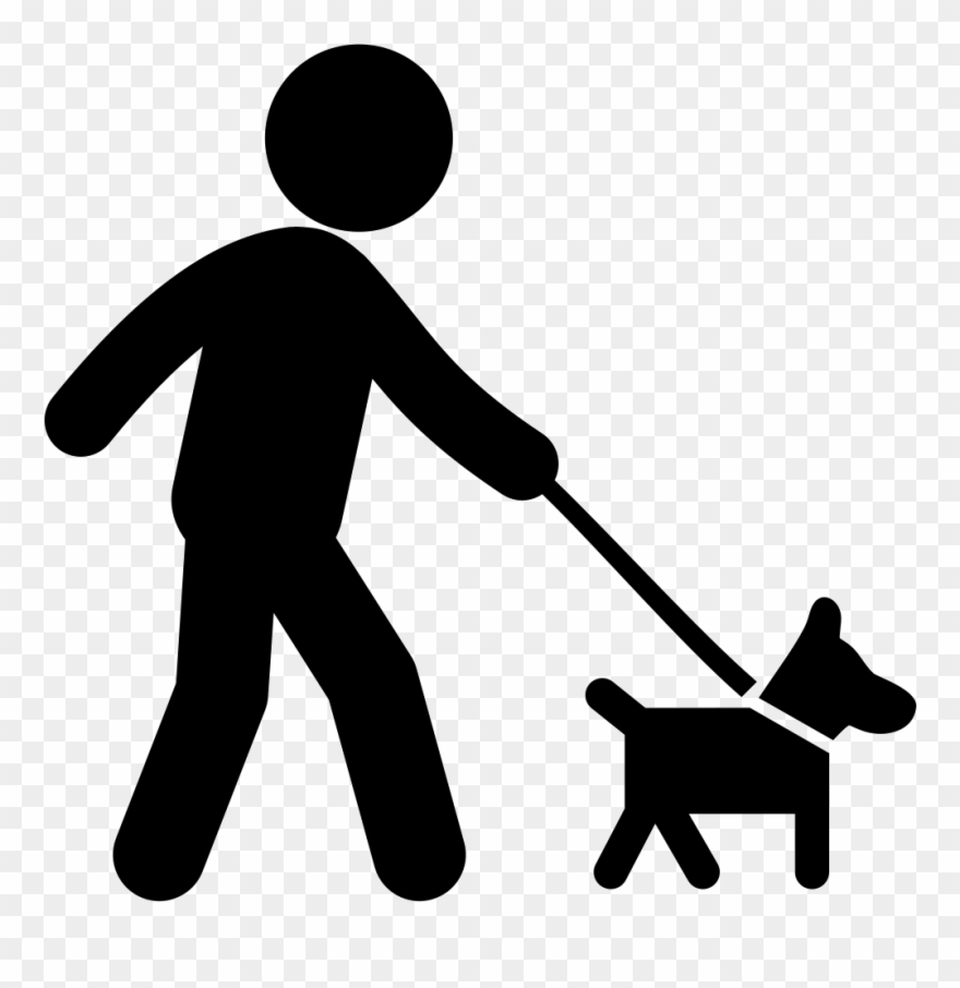Walking With Dog Svg Png Icon Free Download 37609 Stick Clipart