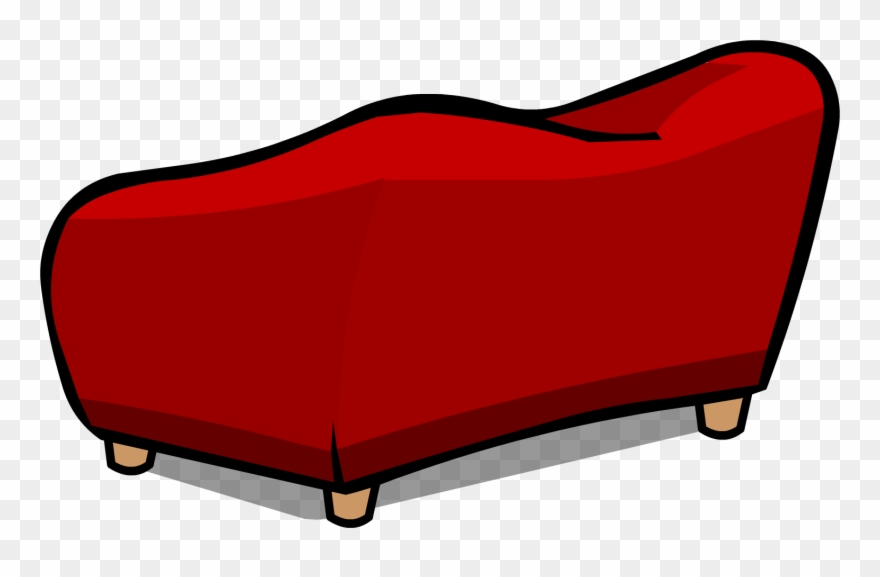 Couch Clipart Club Penguin - Png Download
