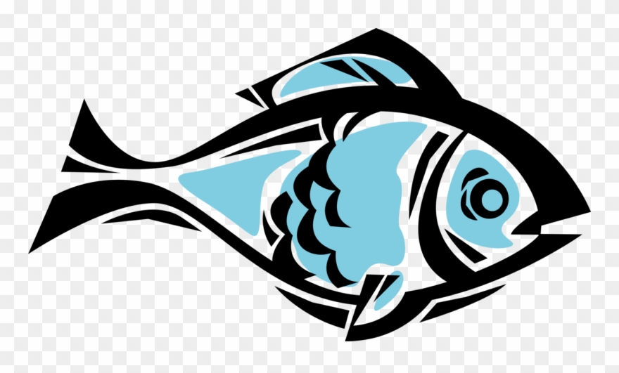 Vector Illustration Of Aquatic Marine Tropical Fish Clipart