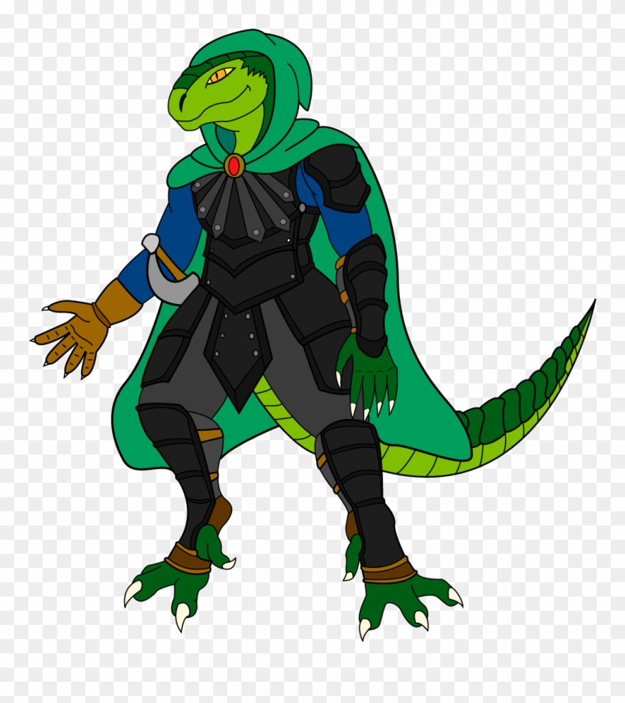 Pognar, The Lizardfolk Thief Clipart