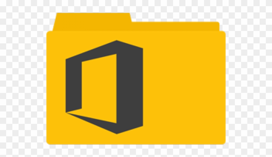 Folders Clipart Microsoft Office - Png Download