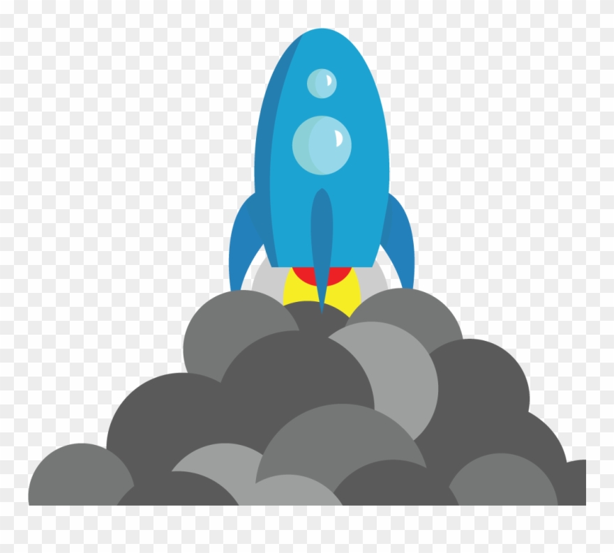 Rocket Ship Launch Clipart
