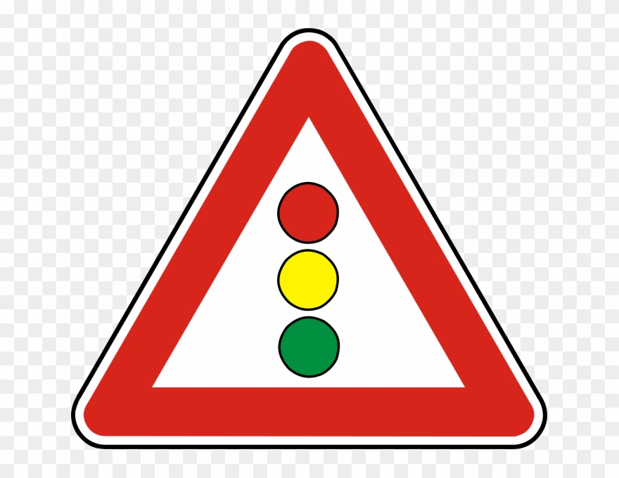 Singapore Light Signs Sign Warning Traffic In Clipart - Png Download