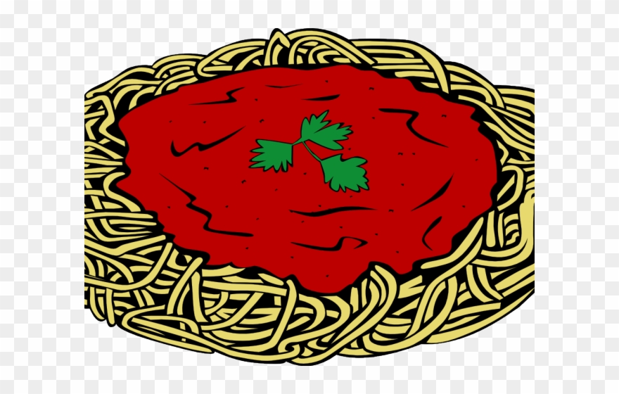 Drawn Macaroni Bowl Spaghetti Clipart