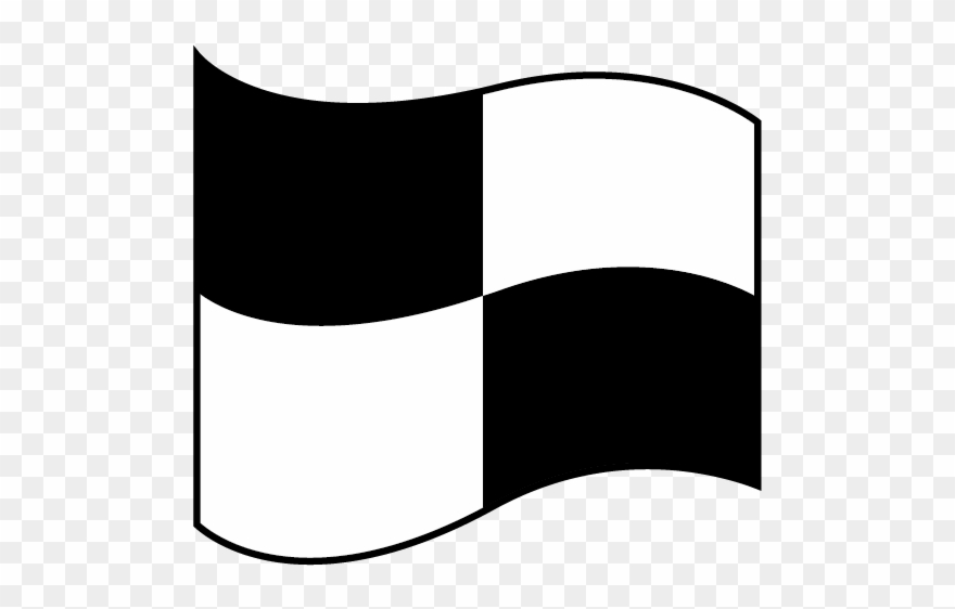 Black & White Chequered Flag Clipart