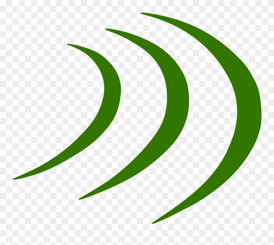 Green Wave On Transparent Clipart