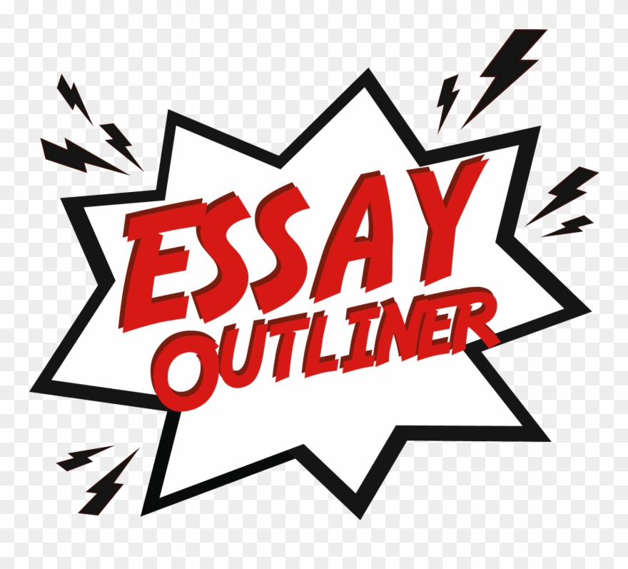Explosion With The Words Essay Outliner Clipart