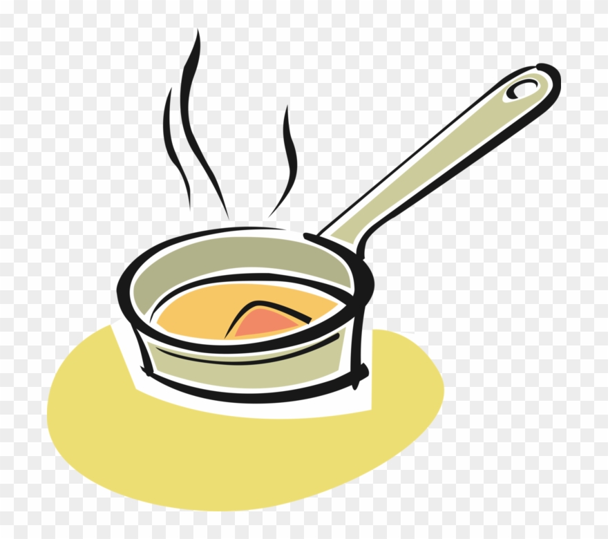 Kitchen Frying Image Illustration Of Cooking Frypan Clipart
