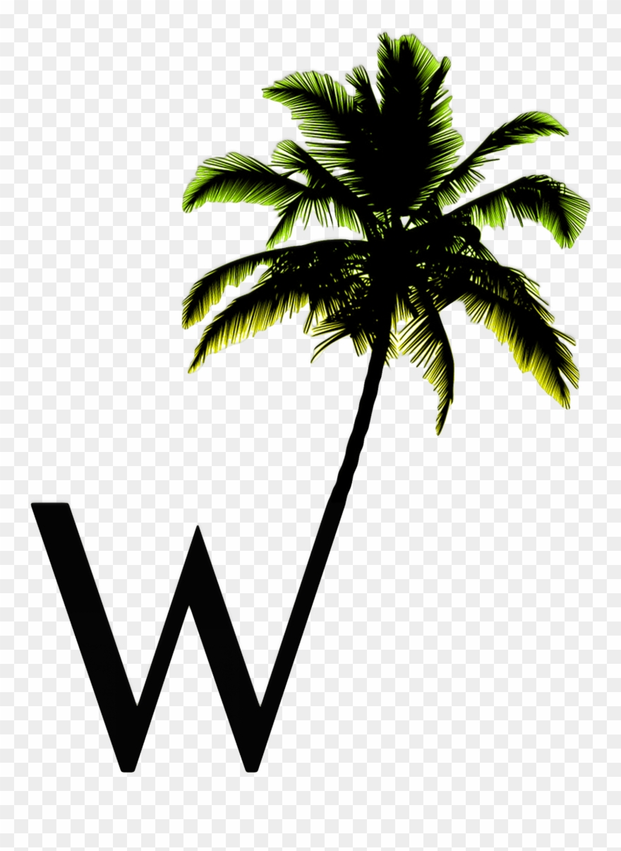W Palm Only Logo No Background Clipart