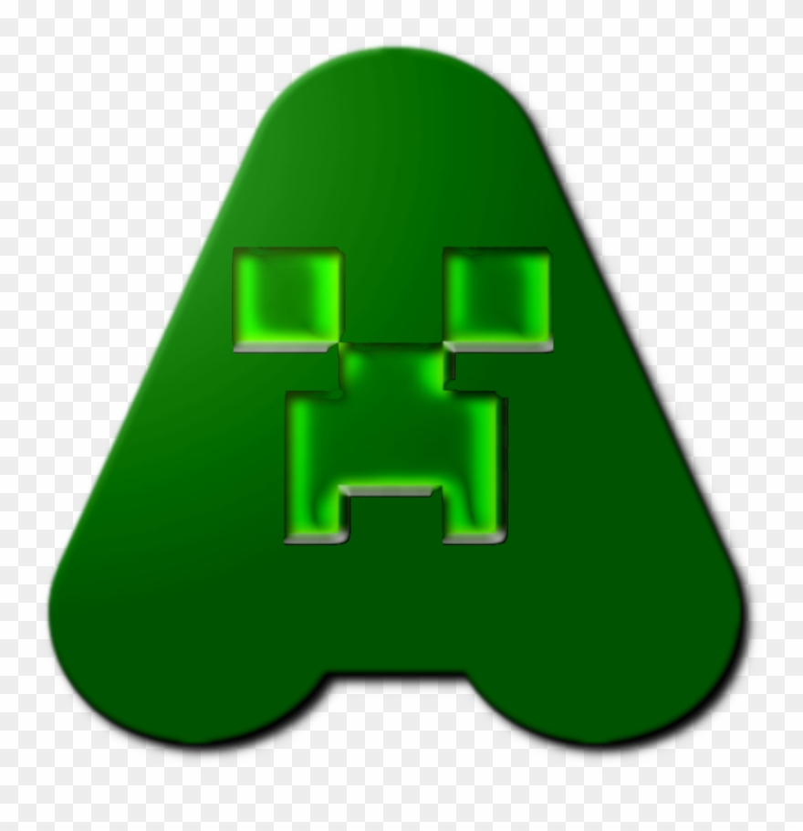Alfabeto Cute Creeper Minecraft Png Clipart