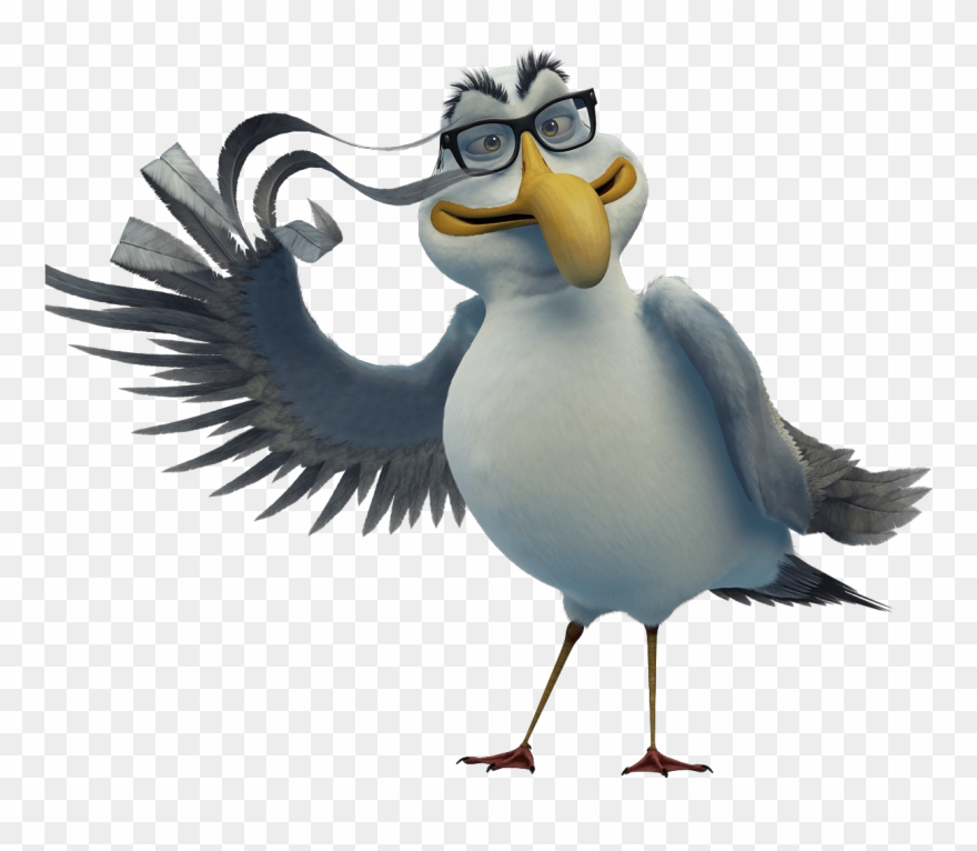 Seagull Clipart Vintage - Png Download