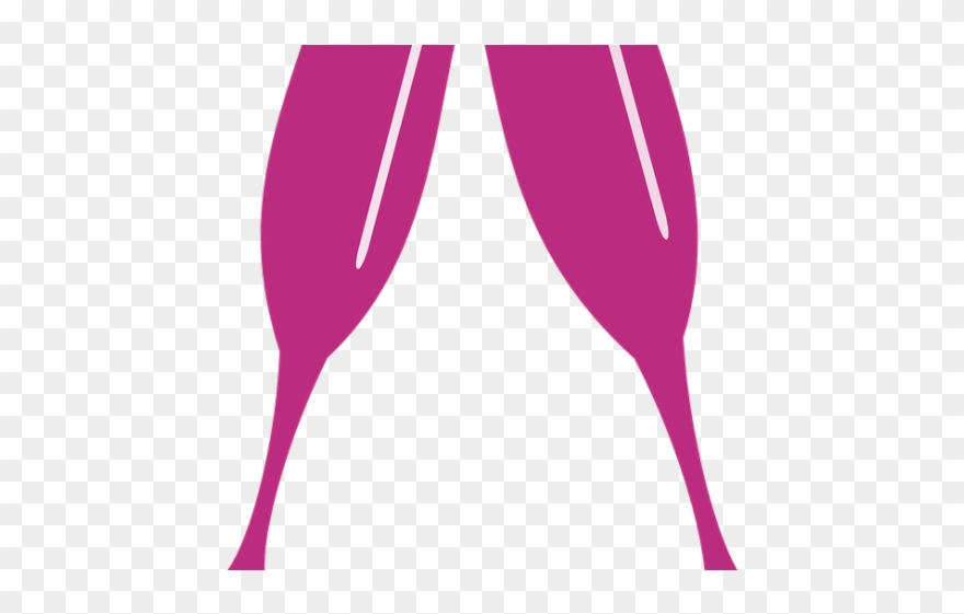 Gold Clipart Champagne Flute - Png Download