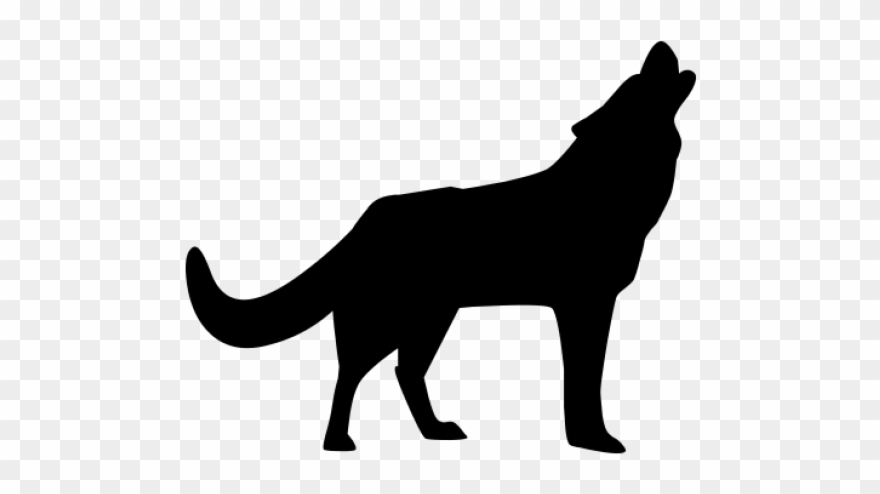Howling Wolf Clipart Png Transparent Png