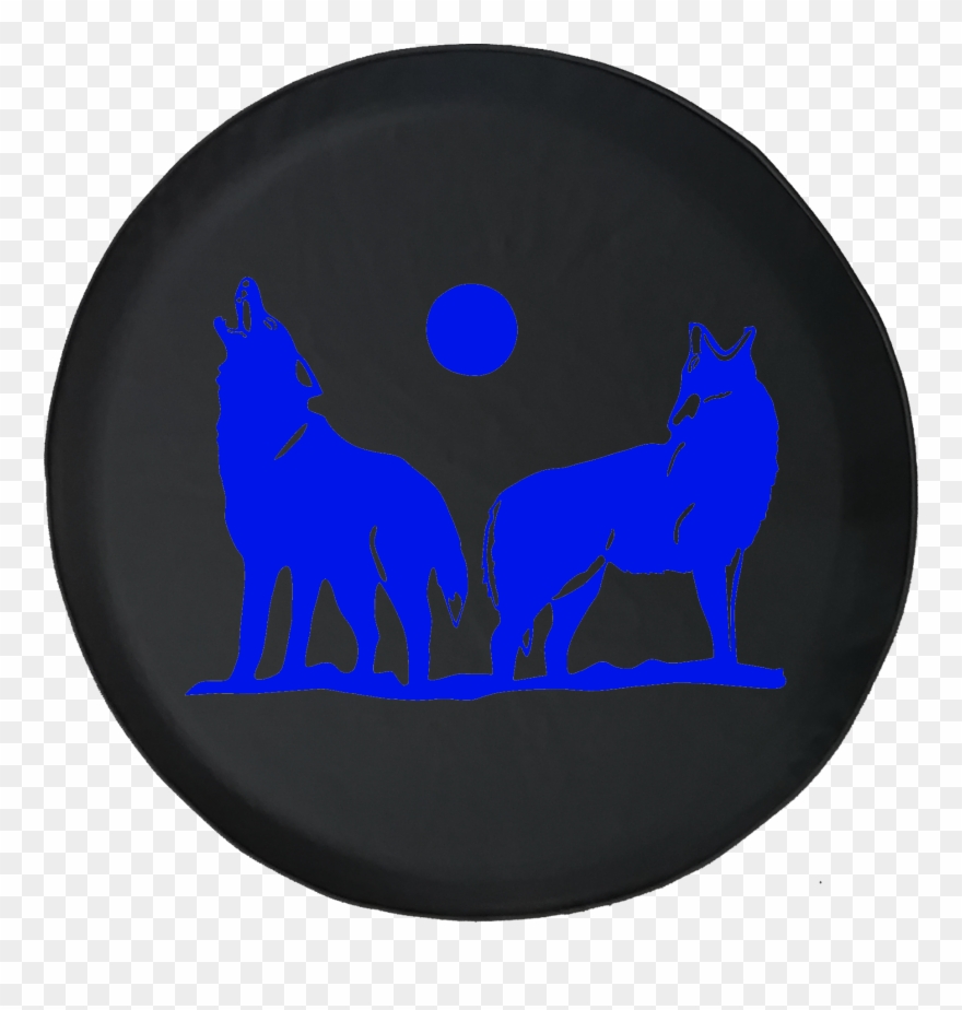 Wolves Howling In The Moonlightoffroad Jeep Rv Camper Clipart