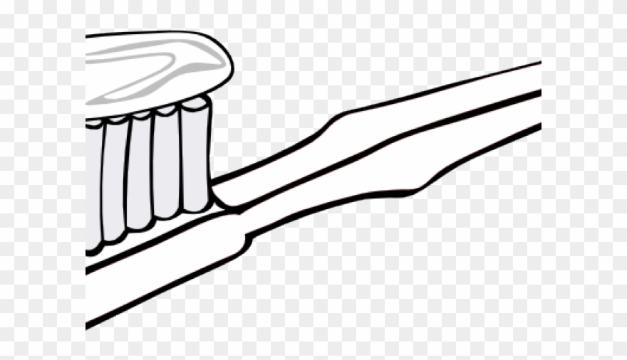 Toothbrush Clipart Simple - Png Download